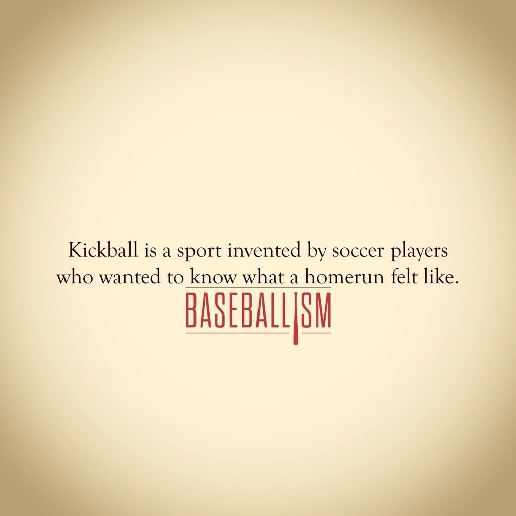 Baseballism on Twitter "The origin of kickball... http//t.co/YeRVEmz2YL"