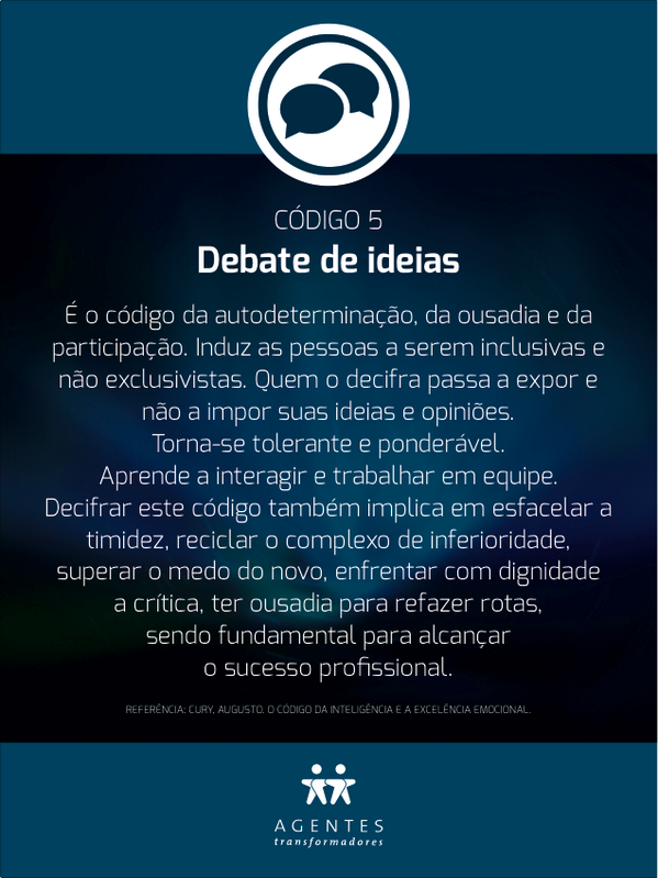 CoachMultifocal's tweet photo. Código 5 - Debate de ideias. Compartilhe! http://t.co/qAXGznYalf