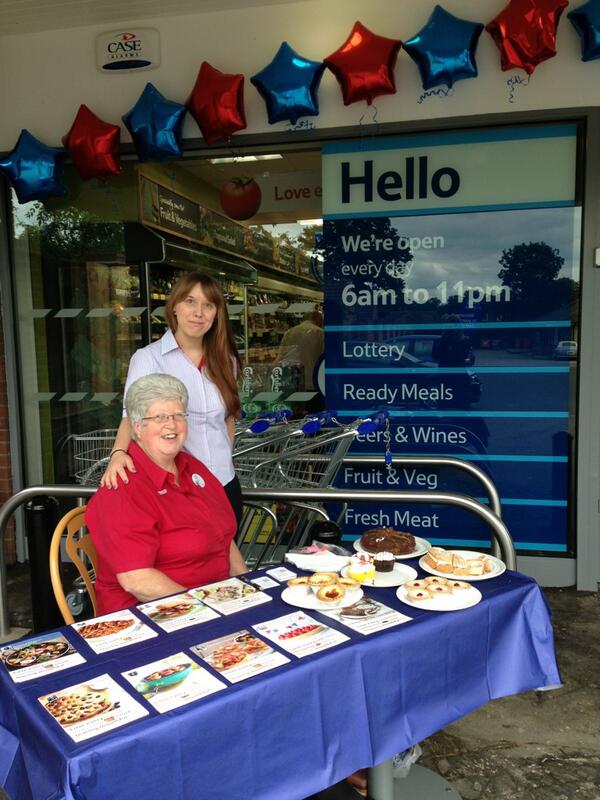 One team justyna helping out on our open day with our #service superstar with #LoveEveryMouthful recipe cards &amp; cake