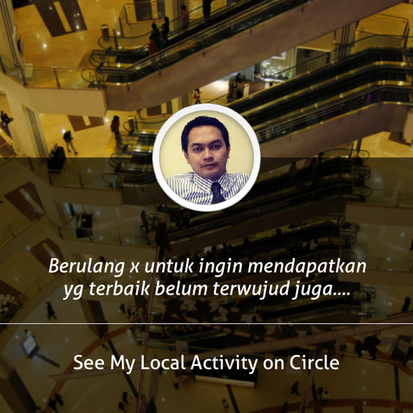 dhean_SIT's tweet photo. Berulang x untuk ingin mendapatkan yg terbaik belum terwujud juga....... shared via @CircleApp http://t.co/X1De06BTtX