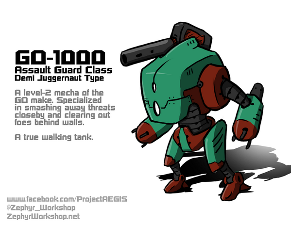 Zephyr_Workshop's tweet image. Move out of the way for this behemoth! #projectAEGIS #indiegames #TableTop #mecha