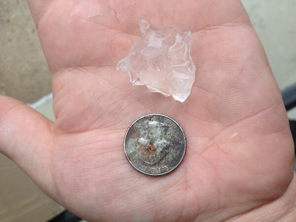 NWSNewYorkNY's tweet image. RT @gilsimmons: Here is a recent Hail pic from Montville #ctwx #wxedge  @NWSNewYorkNY