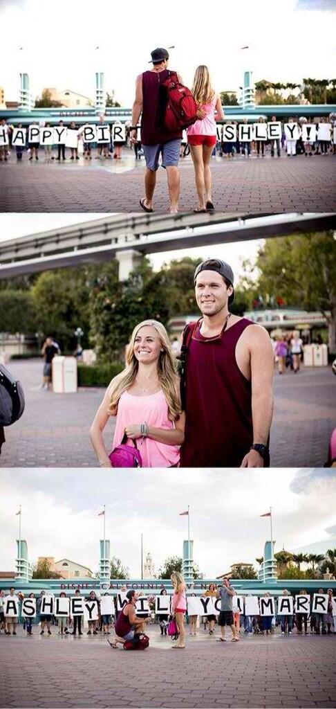 Purity_First_'s tweet image. “@DisneyLife101: Such a cute Disney proposal! ✨💞 http://t.co/JUyvsR2CrH”