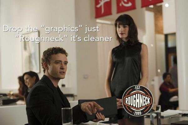 We Launched our new site and logo! Take a Peek roughneckgraphics.com