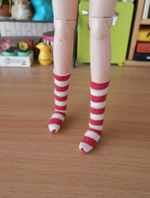 1 6ドール用ソックスのさまざまな作り方 Togetter