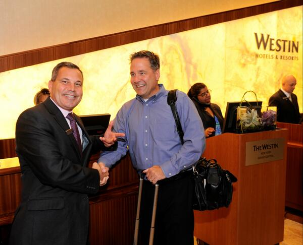 WestinGrandCtrl's tweet photo. We're counting down to our anniversary on 10/1! #FirstYear Milestone #1: welcoming our first official Westin guest. http://t.co/3tXMlWWMaG