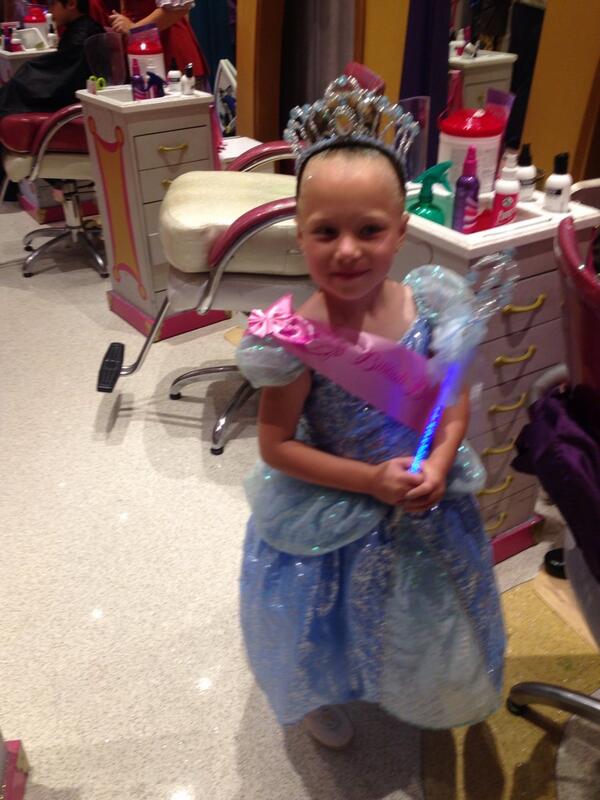 Taking my princess to the magic kingdom to dine with the "princess's "