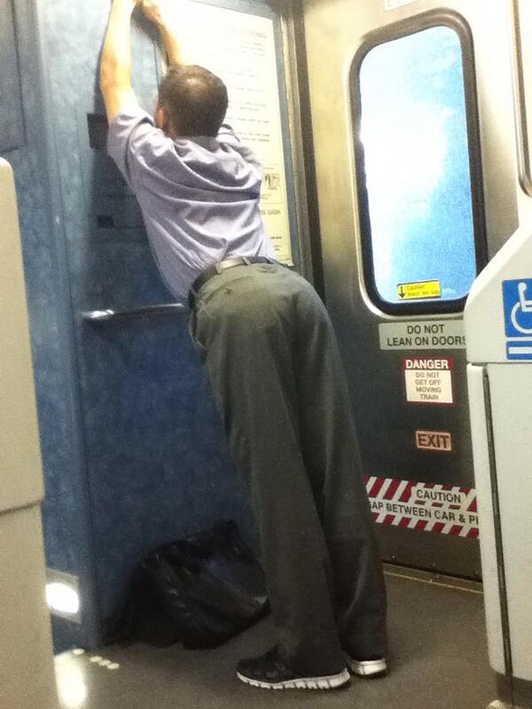 n_nikhilgandhi's tweet image. Soooo...am I gonna see this Asian guy on the train everyday? I honestly don't know what he was doing #firstdayride