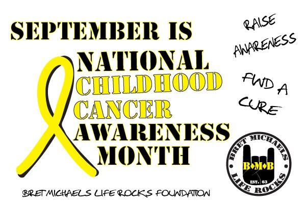 bretmichaels's tweet image. TeamBretMichaels.com has been updated w/ camp kid stories &amp;amp; don't forget Sept is #ChildhoodCancer Awareness Month