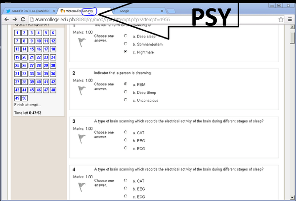 Telexkinesis's tweet image. EPIC TITLE #exam in GenSie naging #GenPsy