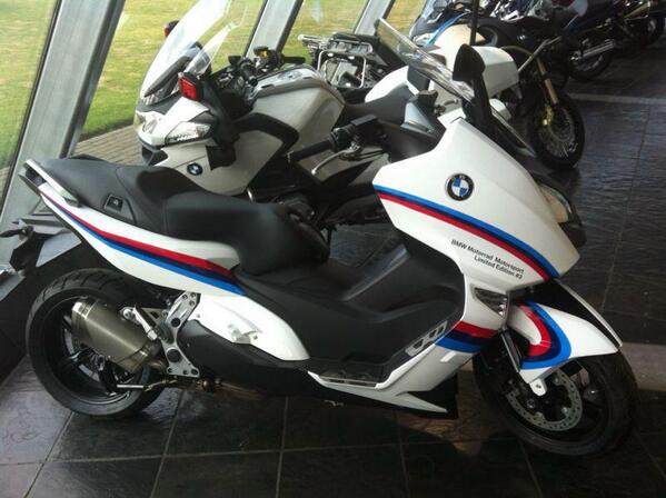 BMW Motorsport limited edition C600 sport maxi scooters now available. 20 only !!!