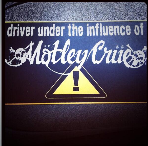 VinceNeil_Army's tweet photo. Remember to order a Mötley Crüe sticker for your vehicle! @TheVinceNeil http://t.co/MELosE2Dp0