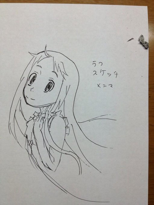 忙しいので一発10分ラフスケッチ。 