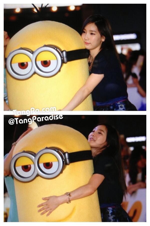 [PIC][04-09-2013]TaeYeon và SeoHyun xuất hiện tại buổi ra mắt bộ phim hoạt hình "Despicable Me 2" với tư cách là diễn viên lồng tiếng BTUhUiFCYAEleab