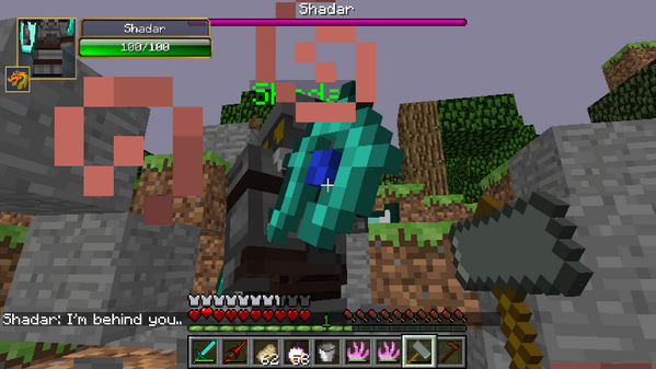 zedrikjohn_'s tweet image. #PixelPack - You'll find "Shadar", A "Demi-god" based mob, He'll drop his wielding weapon! He spawns everywhere @ .5%