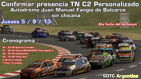 SDTCARGENTINO's tweet image. Se esperan la actuacion de 30 pilotos como maximo ! NO TE LO PIERDAS