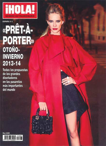 Teresa Baca for the cover of the Special Hola Magazine "Haute Couture"