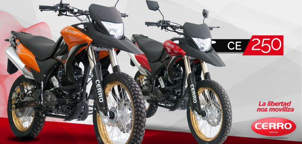 MotosCerro's tweet photo. Pasa por nuestro sitio y conocé todas nuestras motos http://t.co/LWYb47KEMe... hoy te presentamos la CE250 http://t.co/RyyQOqHElt