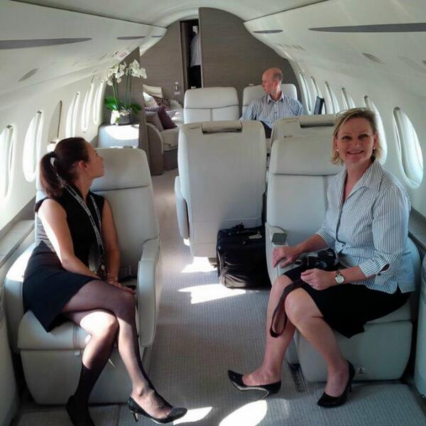 agnes_phillips's tweet photo. NAC had the great pleasure of hosting Dassault's Falcon 7X this afternoon. What a treat! http://t.co/DDY4f9qgYf