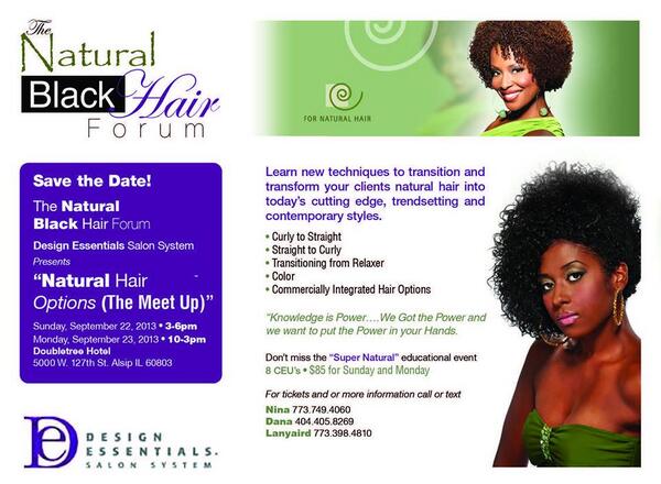 DesignEssntials's tweet image. Calling all #PROFESSIONALSTYLISTS Join us at The #NaturalBlackHairForum