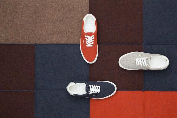 designboom's tweet photo. collaboration by Norse Projects, kvadrat, vans & fritz hansen begets 'stoflighed' for #PDF13 http://t.co/hHU6sRDCnH http://t.co/F5s7iDdu8l