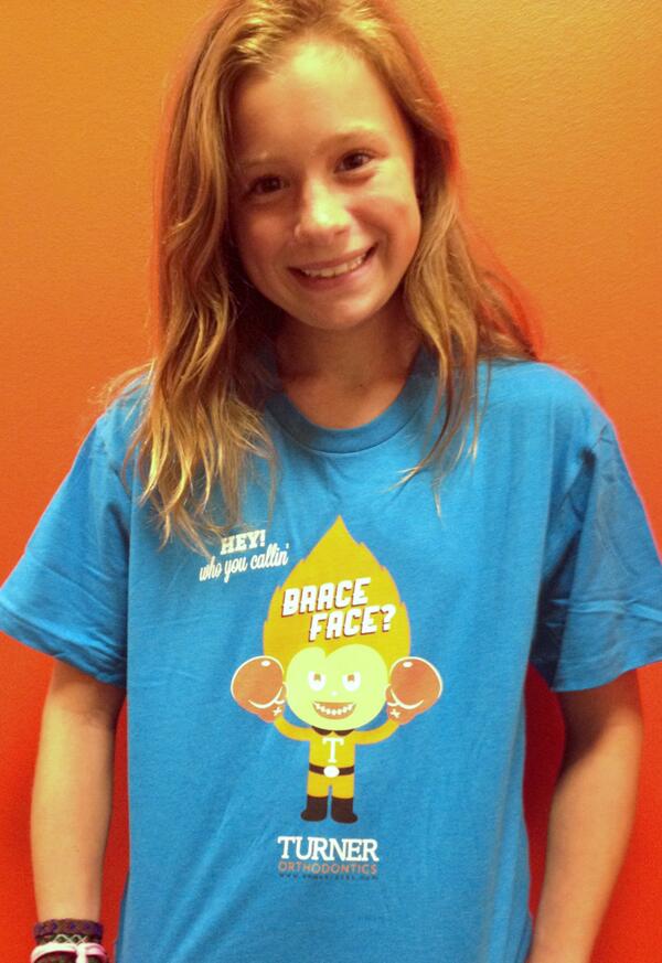 OrthoThreads's tweet image. One of our most popular has hit the streets! #newshirt #ortho #BraceFace