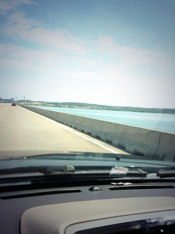 danniteason's tweet photo. I have this thing about driving over water...it sorta frickin freaks me out! http://t.co/6EDtvASAcF