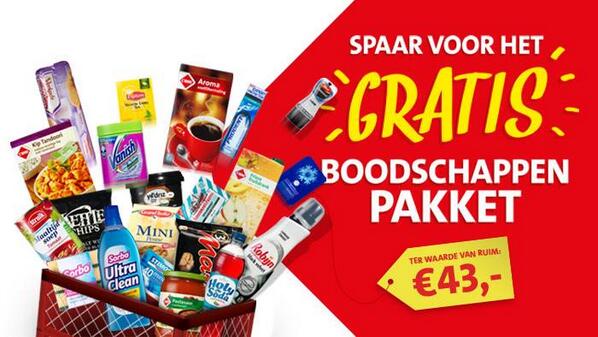 Nu weer sparen voor een GRATIS boodschappenpakket bij C1000 Wahle.
