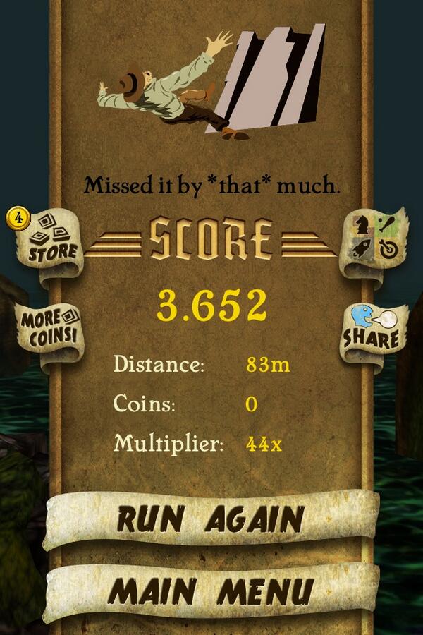 ccontreras_ACG's tweet photo. I got 3.652 points while escaping from demon monkeys. Beat that! http://t.co/KoQnWKkXne #TempleRun http://t.co/2E4knVmR5f
