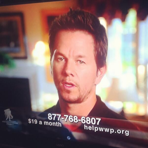 tweettweetmama's tweet image. As if I could love @mark_wahlberg any more... He is the spokesman for The Wounded Warriors Project. #safecard