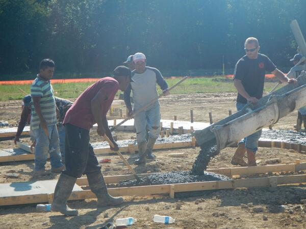 Concrete is being poured at the Arkansas Game and Fish Foundation Shooting Complex. Who is ready to bust some clays?