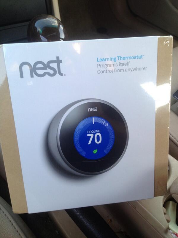 mikengowise's tweet image. New thermostat came in and I'm so excited not gonna lie. #signsofgettingold