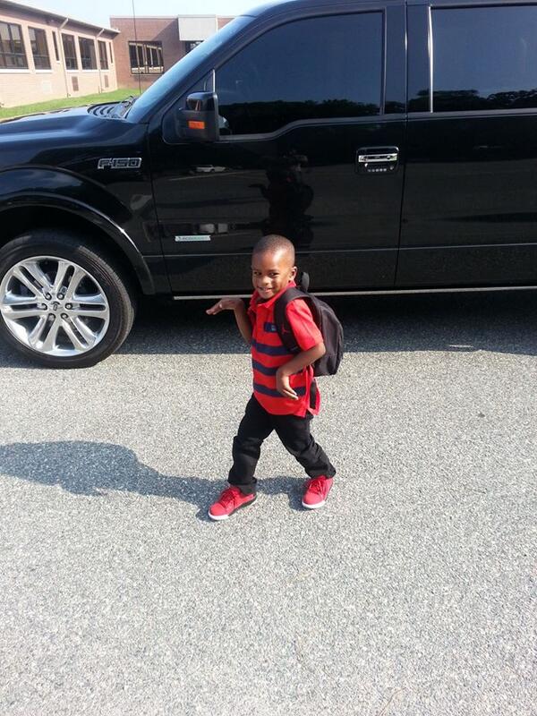 Nephew first day of school