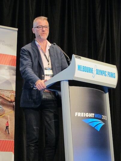 <a href="/FreightWeek/">Freight Week</a> TWU National Sec Tony Sheldon speaking on #saferates earlier today