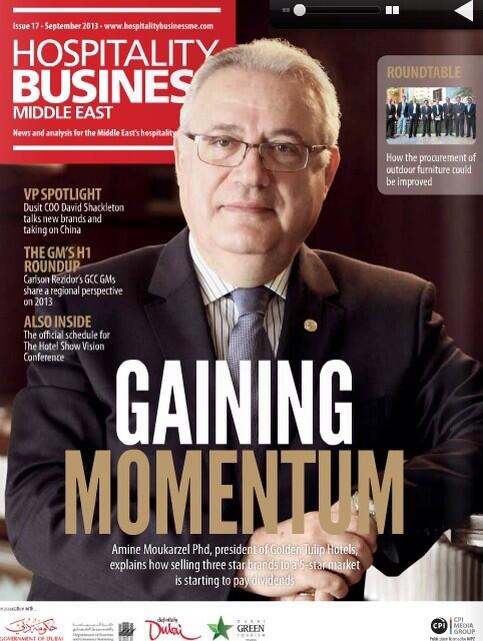 vivakhoury's tweet photo. Hospitality business cover page for this month issue featuring Amine E. Moukarzel http://t.co/KPJwMICqU5