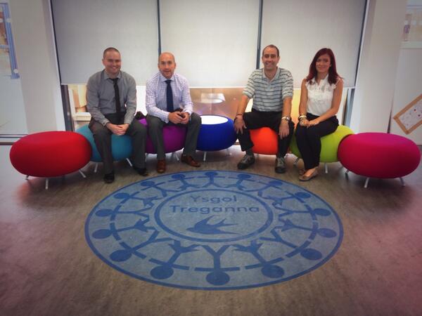 CCProjectTeam's tweet image. Good luck to everyone at @YsgolTreganna from the CC Project team: Gav, Andrew, Geraint &amp;amp; Jess :-)