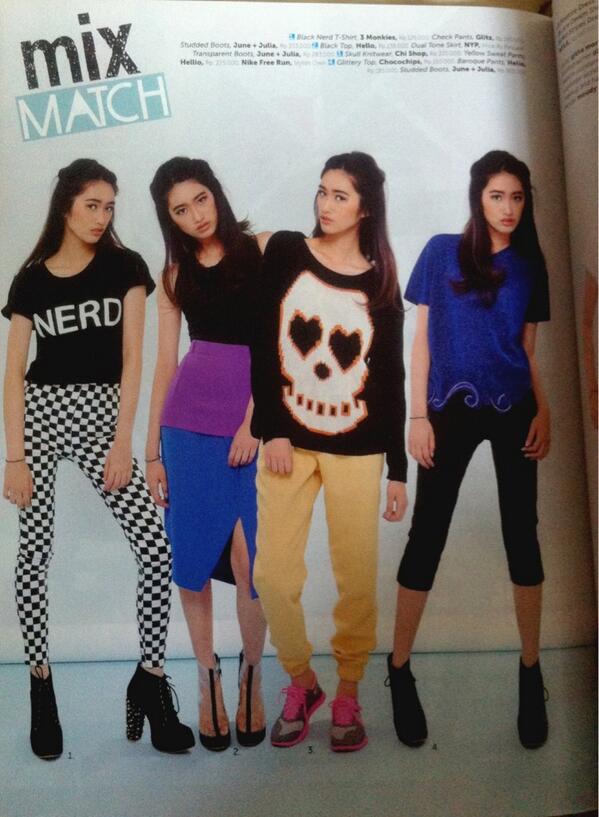 byNYP's tweet photo. Dual tone skirt by N.Y.P di rubrik Mix Match @GogirlMagazine edisi Mei 2013 http://t.co/fOfloKZB57