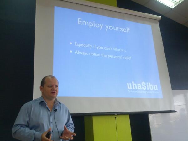 iHub's tweet image. &quot;Every one in Kenya has personal relief. You can&apos;t pay anyone. Employ yourself.&quot; Michael @uhasibu #iHubJumpStart