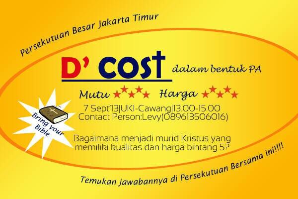 rohkris's tweet photo. “@pskjaktim: Haloo @ItinIra dateng PB yuk Sabtu ini di UKICawang:) Ajak Adik2 @rohkris 50 yg kelas10 11 juga yaa;))" http://t.co/JCNyHmO2TN