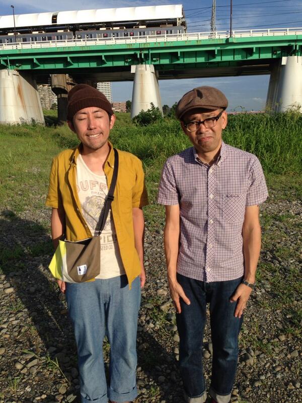 k_usuta's tweet photo. すごい二人なのに全然すごく見えない… RT @kouseiabe: 気を取り直し、イースタンユースの吉野さんにお会いした。思わぬハプニングもあって楽しかった！ http://t.co/3jScosUcO0