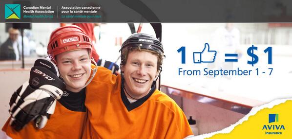 CMHA MB Division (@mbdivisioncmha) on Twitter photo Champion #mentalhealth for all! Like the @AvivaCF FB page to donate $1 for <a href="/CMHA_NTL/">CMHA National</a> <facebook.com/avivacommunity…> Champion #mentalhealth for all! Like the @AvivaCF FB page to donate $1 for <a href="/CMHA_NTL/">CMHA National</a> <facebook.com/avivacommunity…>