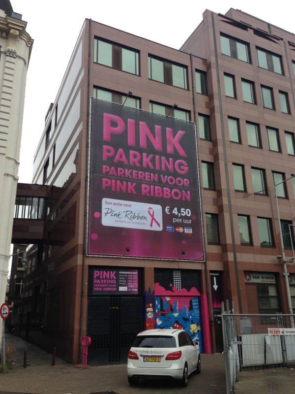 studioluko's tweet image. We created the visual identity of Pink Parking in the center of Amsterdam. facebook.com/Studioluko