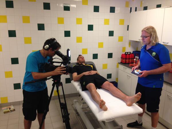 Vandaag zijn wij begonnen met de nieuwe commercials van @star_balm ism <a href="/ADODenHaag/">ADO Den Haag</a> , <a href="/twopine/">TWOPINE media</a> en <a href="/Haagschefysio/">Edwin Coret</a>