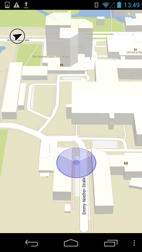 OpenScienceMap's tweet image. Positioning, accuracy, and viewshed in @OpenScienceMap #opensciencemap #OpenStreetMap #sotm #sotm13