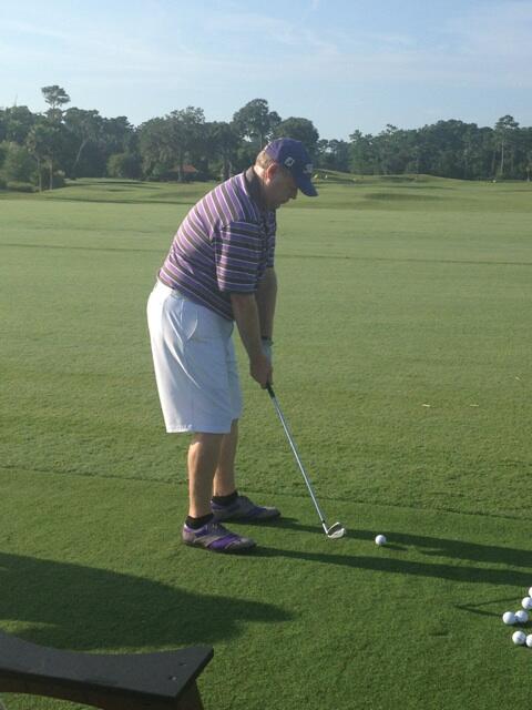FootJoy's tweet photo. Heading to the Stadium course with the FJ Ambassadors! Best dressed day 2: Don Millow. #FJAI http://t.co/AekeZzg5kY