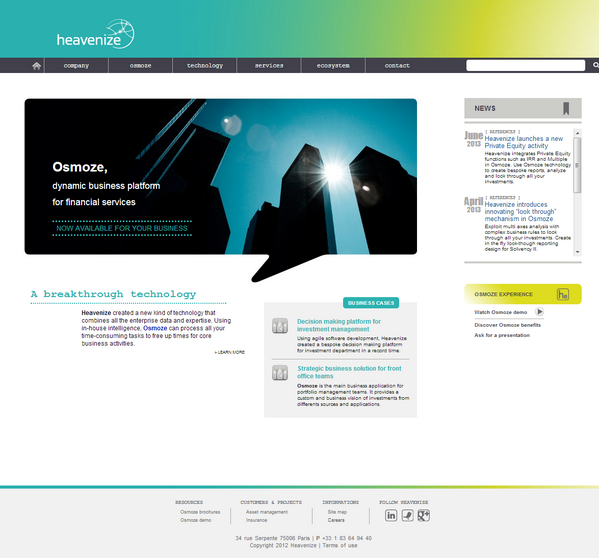 nouveau site web Heavenize
heavenize.com