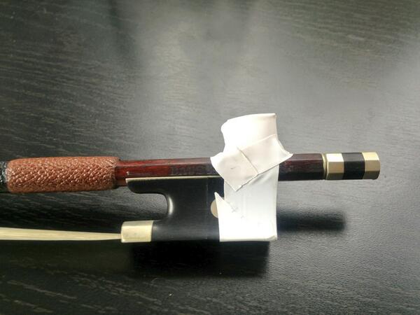 Hecello's tweet image. Made my first pinky house today. #StringClass #MusicEd