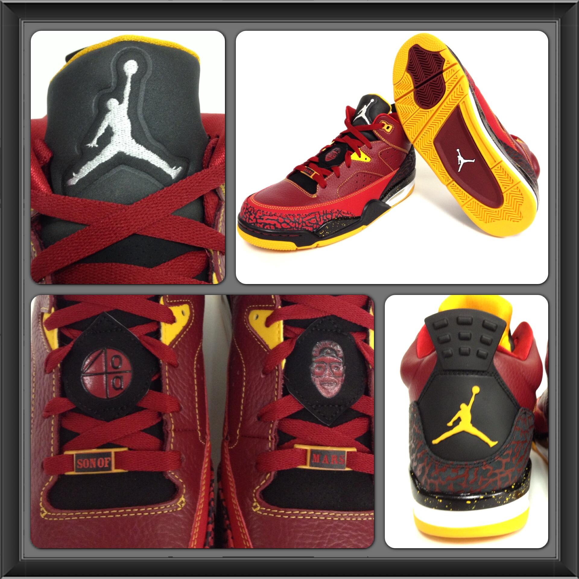 Red jordan son of mars best sale