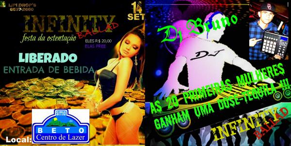 _lipidrops's tweet photo. neste sábado, no sitio do beto. entrada de bebida liberada. mulher FREE. com DJ Bruno derretendo tudo! se jogaaaa ;) http://t.co/XnCAb5K5qr