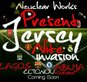 DemolaExpoze's tweet photo. 3IN1 JERSEY NITE INVASION/INDEPENDENCE PARTY #LAGOS #COTONOU #ABUJA COMING SOON. #OCTEDITION CONTACT PIN: 2763CCE5 http://t.co/V2z2bloWbT